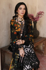 3-PC Unstitched Embroibered Lawn Shirt with Printed Chiffon Dupatta CCS4-13