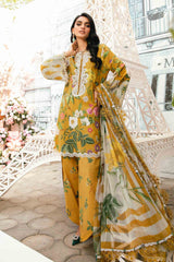 Maria B - 3 Piece Unstitched Embroidered Lawn Suit | MPT-2604-B