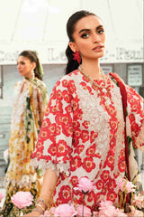 Maria B - 3 Piece Unstitched Embroidered Lawn Suit | MPT-2606-B