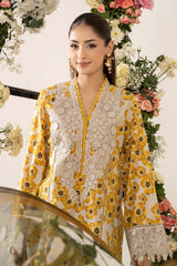 Maria B - 3 Piece Unstitched Embroidered Lawn Suit | MPT-2606-A