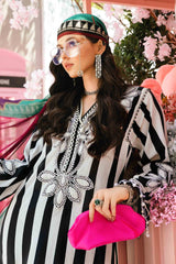 Maria B - 3 Piece Unstitched Embroidered Lawn Suit | MPT-2609-B