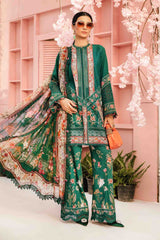 Maria B - 3 Piece Unstitched Embroidered Lawn Suit | MPT-2610-A