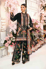 Maria B - 3 Piece Unstitched Embroidered Lawn Suit | MPT-2610-B