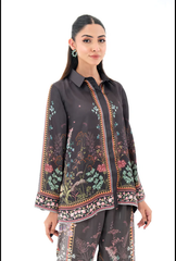 Sadia Asad - 02 pcs Digital Printed Lawn IF-25-002