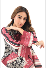 Sadia Asad - 02 pcs Digital Printed Lawn IF-25-008