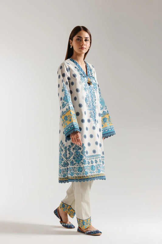 Ethnic 3 Piece Printed Suit - 203/112