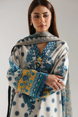 Ethnic 3 Piece Printed Suit - 203/112