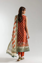 Ethnic 3 Piece Printed Suit - 202/305