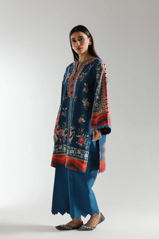 Ethnic 3 Piece Printed Suit - 202/622