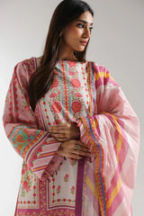 Ethnic 3 Piece Printed Suit - 202/425
