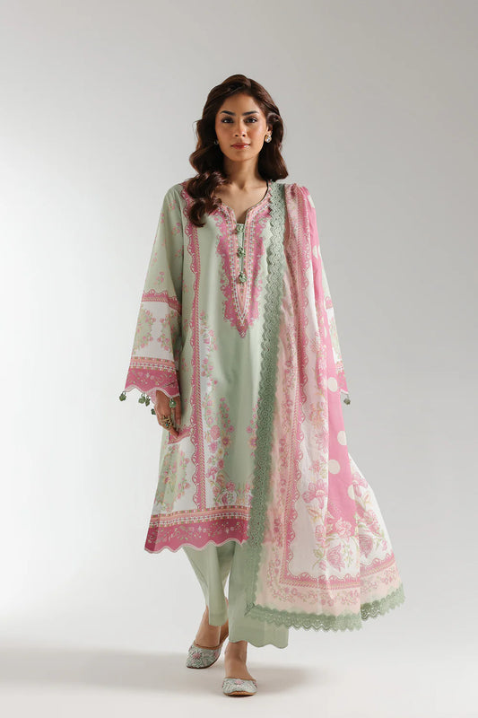 Ethnic 3 Piece Printed Suit - 202/127