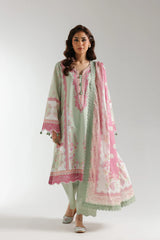 Ethnic 3 Piece Printed Suit - 202/127