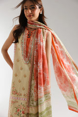 Ethnic 3 Piece Printed Suit - 202/225