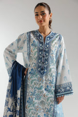 Ethnic 3 Piece Printed Suit -202/604