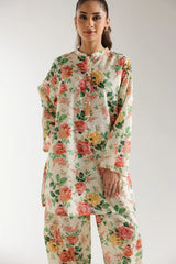 Ethnic 2 Piece Printed Suit - E6106
