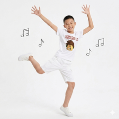 Kids' Roblox "Gamer Headset" Edition White Graphic Tee