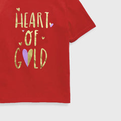 Girls Heart of Gold Tee