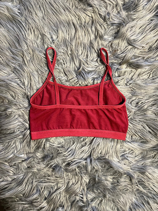 Maroon Super Soft Cotton Boob Tube Cami for Teens