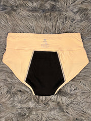 5 Layered High Waisted Period Panty for Super High Flow - Black