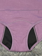 5 Layered High Waisted Period Panty for Super High Flow - Black