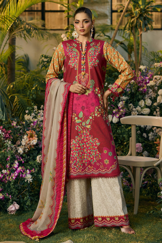 3-PC Unstitched Printed Lawn C-Print Vol 2 CP6-16