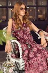 Maria B 03 pcs Un Stitched Suit - MRB 162