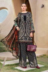 Maria B - 3 Piece Unstitched Printed Lawn Suit | MPT-2512-B