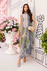 Maria B - 3 Piece Unstitched Embroidered Lawn Suit | MPT-2604-A