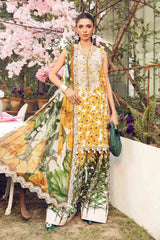 Maria B - 3 Piece Unstitched Embroidered Lawn Suit | MPT-2606-A