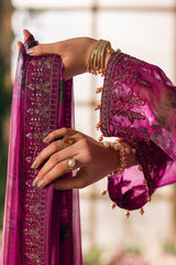 3-PC Unstitched Embroidered Chiffon VSL5-03