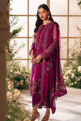 3-PC Unstitched Embroidered Chiffon VSL5-03
