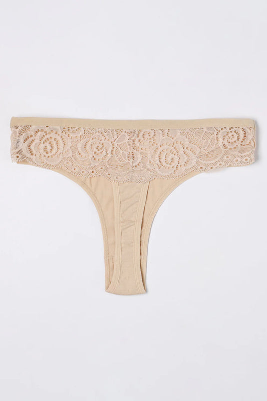 Skin Super Soft Cotton Stretch Printed Bikini Thongs Briefs