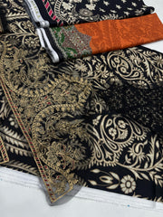 Maria B - 3 Piece Unstitched Printed Lawn Suit | MPT-2512-B