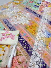Maria B - 3 Piece Unstitched Printed Lawn Suit | MPT-2509-A