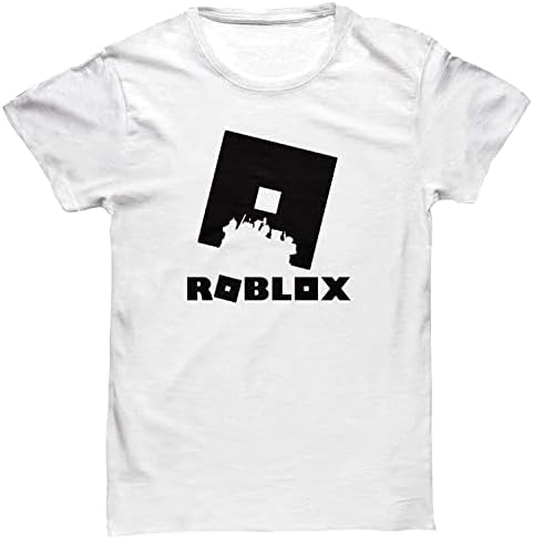 Kids' Roblox "Iconic R" Graphic White Tee