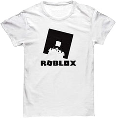 Kids' Roblox "Iconic R" Graphic White Tee