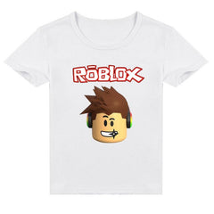 Kids' Roblox "Gamer Headset" Edition White Graphic Tee