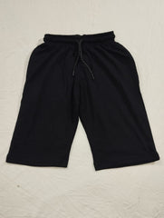 Boys' Everyday Black Comfort Shorts with Adjustable Drawstring