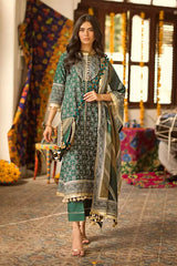 03 pcs Printed Lawn Suit Chunri Collection by Ideas CL-42003B