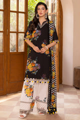 3-PC Unstitched Printed Lawn Collection CH6-07