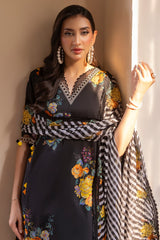 3-PC Unstitched Printed Lawn Collection CH6-07