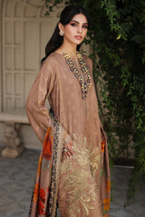 3-PC Embroidered Staple Jacquard with Zari Staple Shawl CMW-03