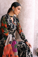3-Pc Charizma Unstitched Printed Slub Leather Suit CPW-07