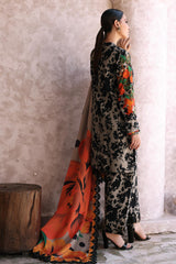 3-Pc Charizma Unstitched Printed Slub Leather Suit CPW-07