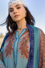 03Pcs Embroidered Lawn - Sobia Nazir