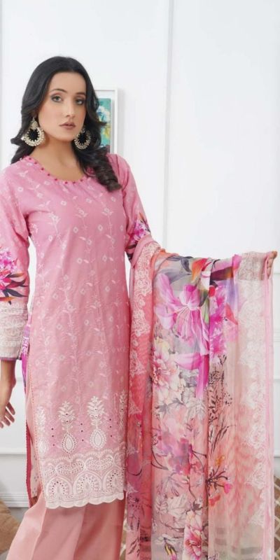 3Pcs Embroidered Lawn - Noor-e-Naaz -NN222